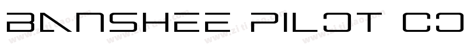 Banshee Pilot Conden字体转换